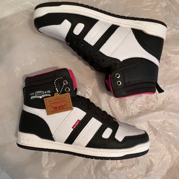 NWT Levi’s 521 BB Hi Top Sneakers Athletic Shoes - Picture 4 of 8